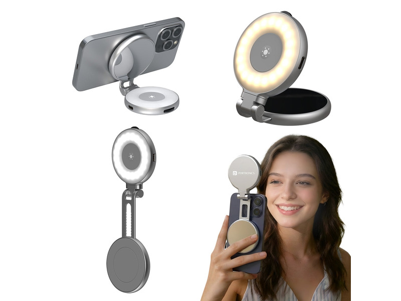 Portronics Oria Magnetic Stand with LED Light - Image 2